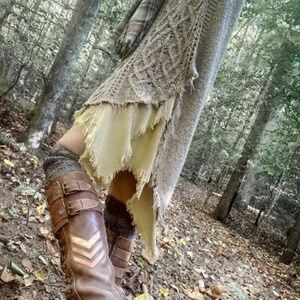 tattered free people sweater